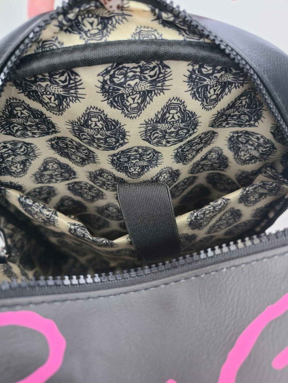 Ed Hardy Love Kills Slowly Tattoo Print Lap Top Backpack Pink Black Skull NWT